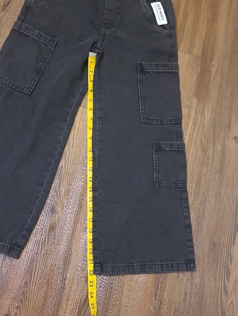 Old Navy Kids Blue Denim‎ & Black Cargo Jeans - Twin Pack